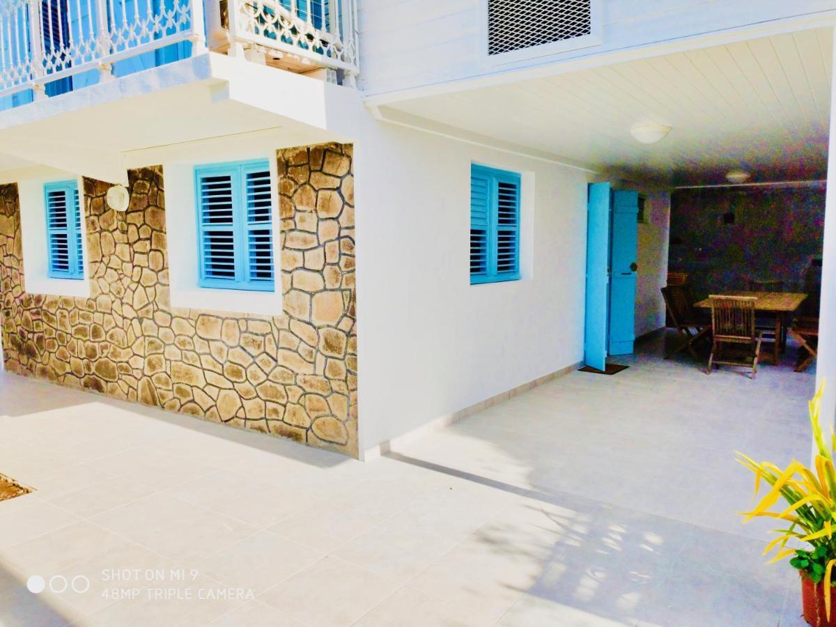 Location Maison Bleue Avec Piscine Privative Au Carbet Martinique Le Carbet Exteriör bild